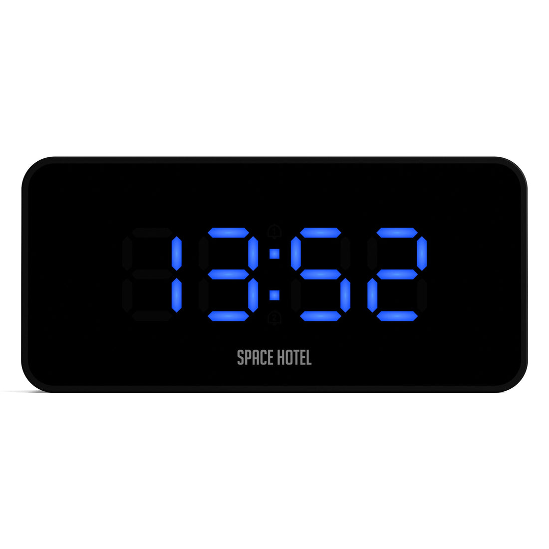 Newgate Space Hotel Hypertron Alarm Clock Black Case - Black Lens - Blue Led-Home &amp; Garden &gt; Decor-PEROZ Accessories