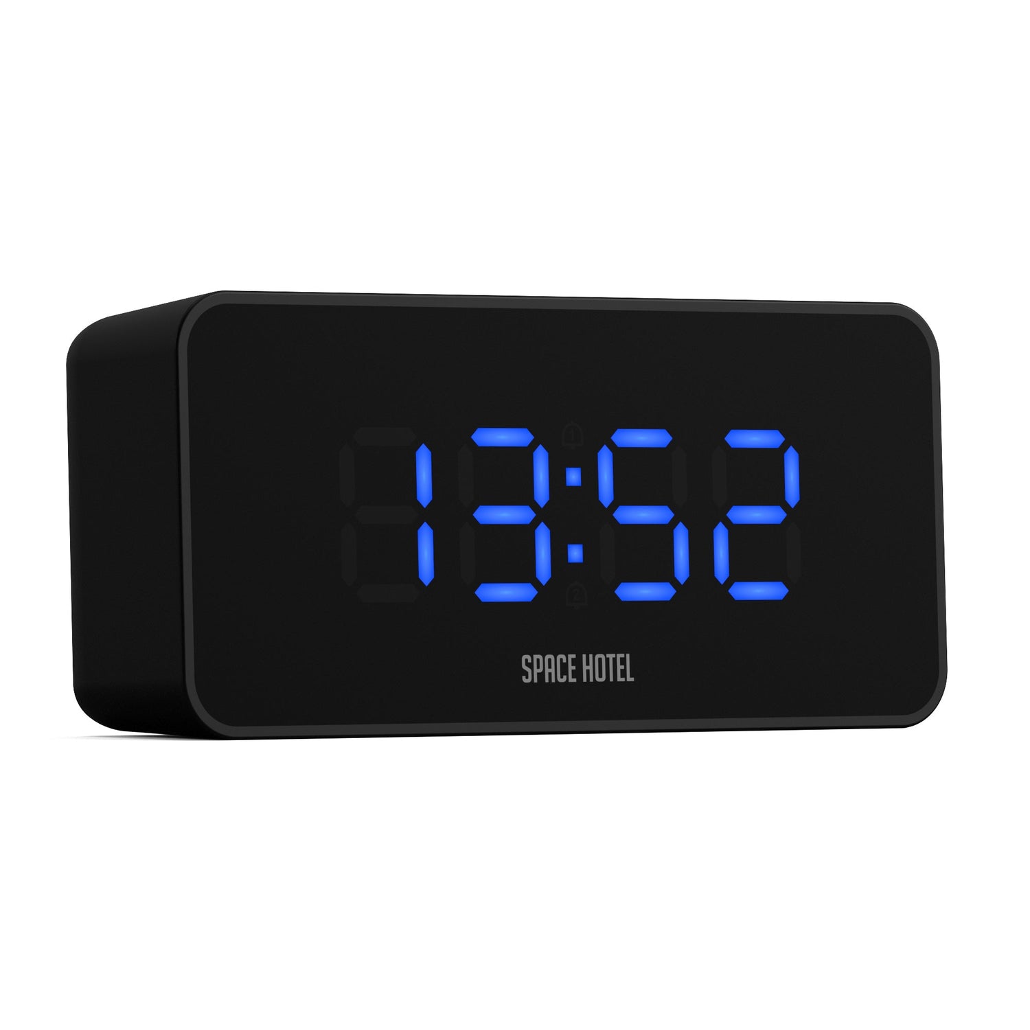 Newgate Space Hotel Hypertron Alarm Clock Black Case - Black Lens - Blue Led-Home &amp; Garden &gt; Decor-PEROZ Accessories