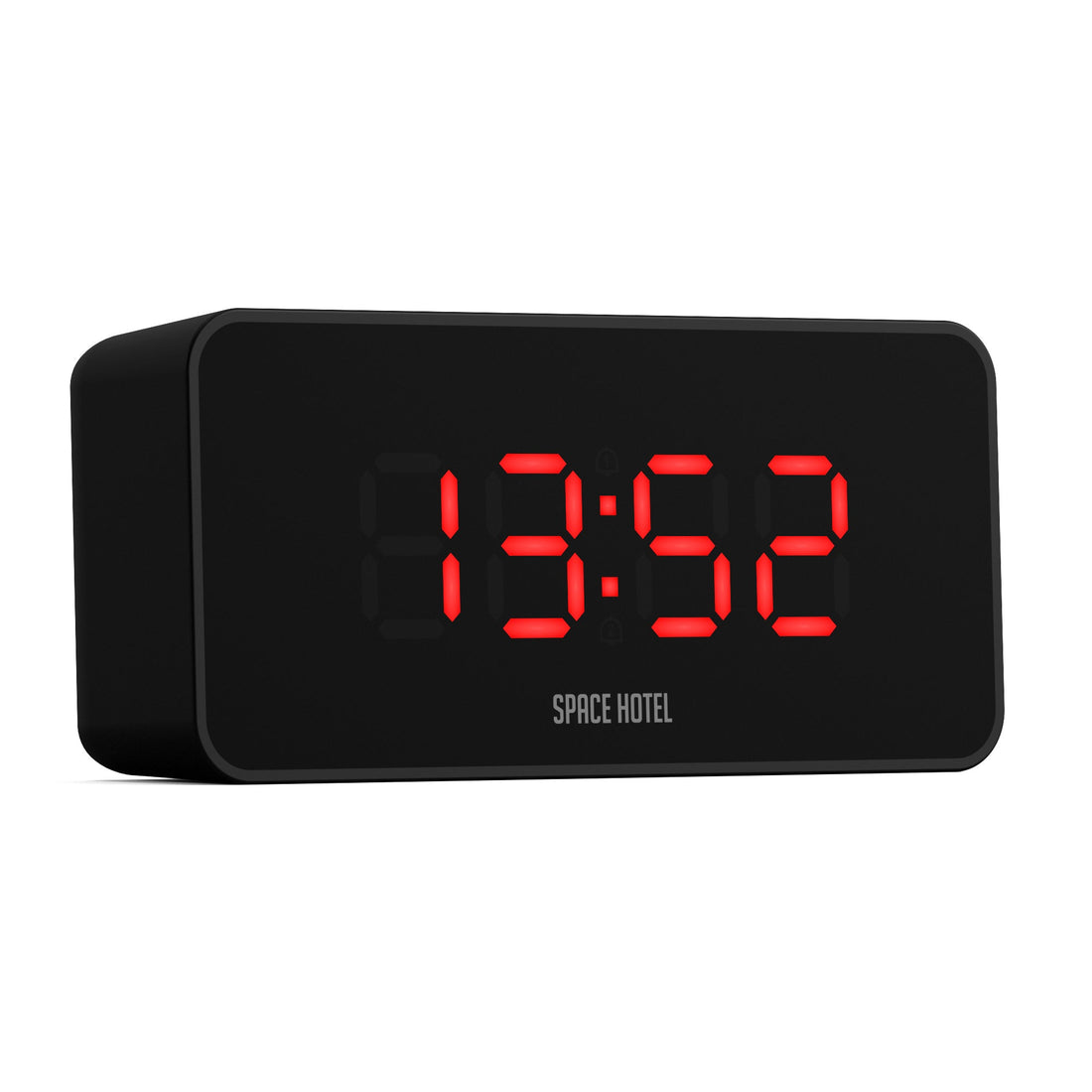 Newgate Space Hotel Hypertron Alarm Clock Black Case - Black Lens - Red Led-Home &amp; Garden &gt; Decor-PEROZ Accessories