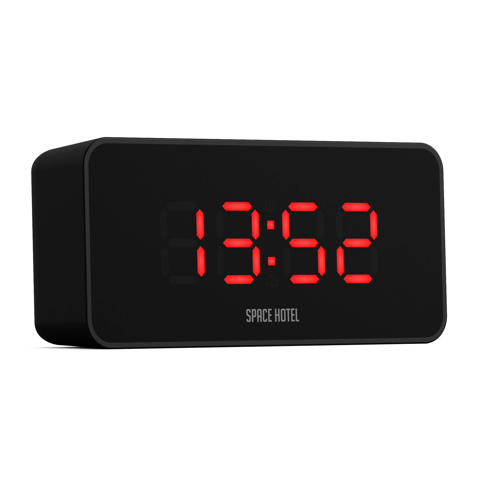 Newgate Space Hotel Hypertron Alarm Clock Black Case - Black Lens - Red Led-Home &amp; Garden &gt; Decor-PEROZ Accessories