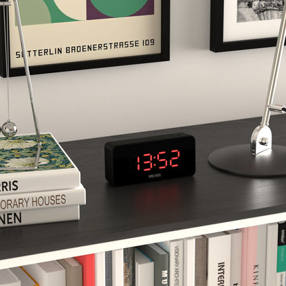 Newgate Space Hotel Hypertron Alarm Clock Black Case - Black Lens - Red Led-Home &amp; Garden &gt; Decor-PEROZ Accessories