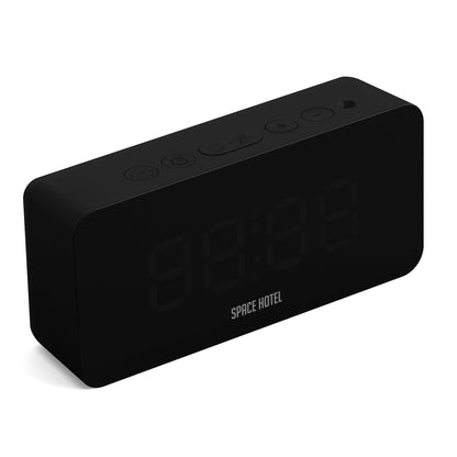 Newgate Space Hotel Hypertron Alarm Clock Black Case - Black Lens - Red Led-Home &amp; Garden &gt; Decor-PEROZ Accessories