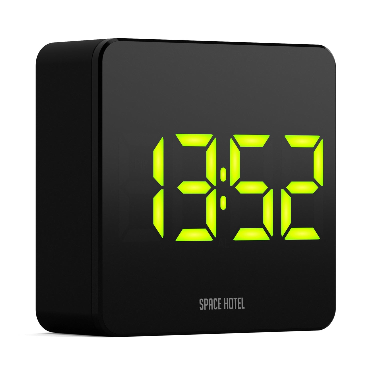 Newgate Space Hotel Orbatron Alarm Clock Black Case - Black Lens - Green Led-Home &amp; Garden &gt; Decor-PEROZ Accessories