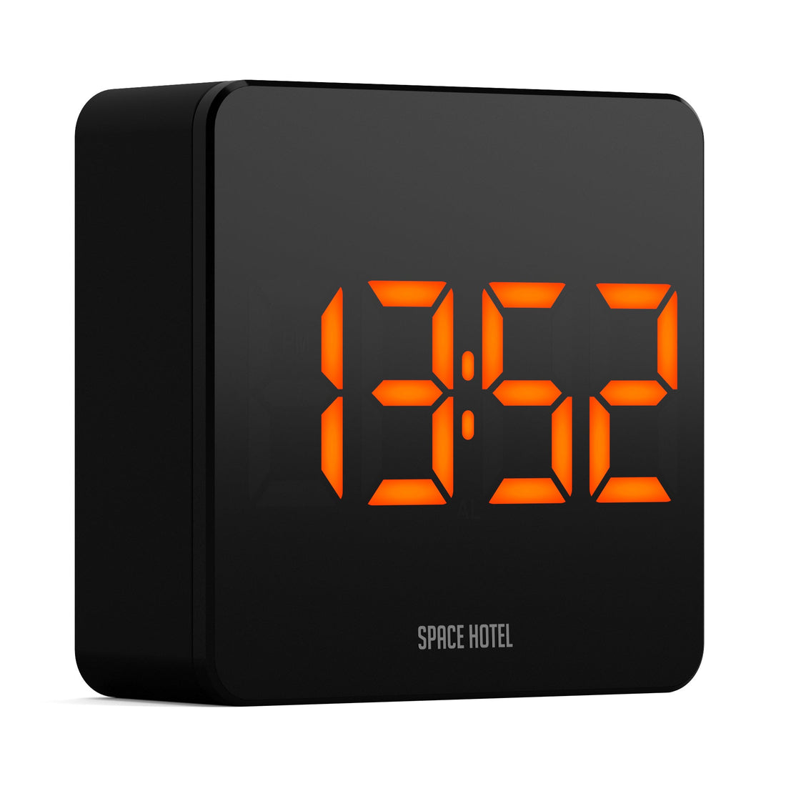 Newgate Space Hotel Orbatron Alarm Clock Black Case - Black Lens - Orange Led-Home &amp; Garden &gt; Decor-PEROZ Accessories