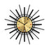 Newgate Stingray Wall Clock Black - Gold Dial-Home & Garden > Decor-PEROZ Accessories
