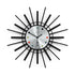 Newgate Stingray Wall Clock Black - Silver Dial-Home & Garden > Decor-PEROZ Accessories