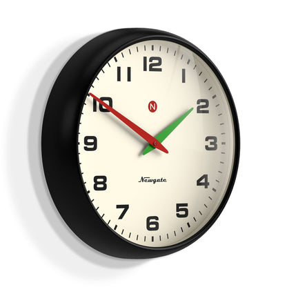 Newgate Superstore Wall Clock Alpha Dial Black-Home &amp; Garden &gt; Decor-PEROZ Accessories