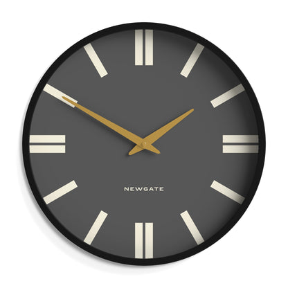 Newgate Universal Wall Clock Plaza Dial Black-Home &amp; Garden &gt; Decor-PEROZ Accessories