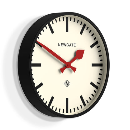 Newgate Universal Wall Clock Railway Dial Black-Home &amp; Garden &gt; Decor-PEROZ Accessories