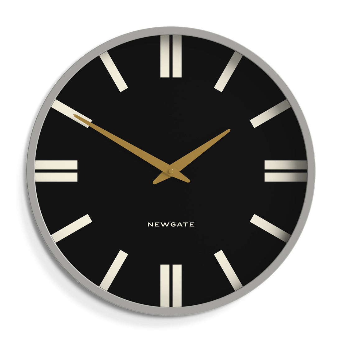 Newgate Universal Wall Clock Plaza Dial Grey-Home &amp; Garden &gt; Decor-PEROZ Accessories
