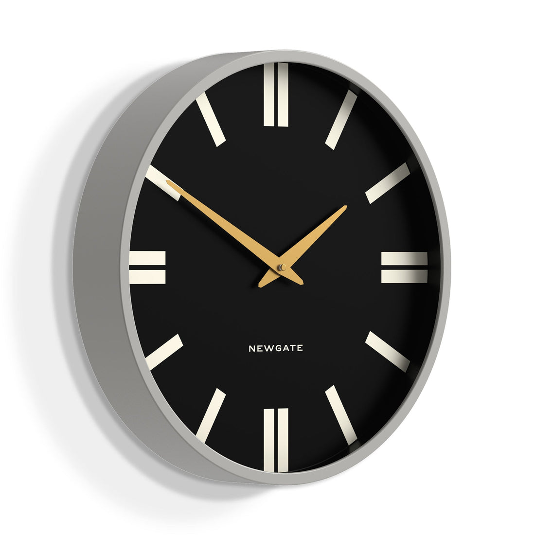 Newgate Universal Wall Clock Plaza Dial Grey-Home &amp; Garden &gt; Decor-PEROZ Accessories