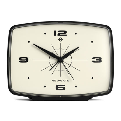 Newgate Brooklyn Alarm Clock - Black-Home &amp; Garden &gt; Decor-PEROZ Accessories