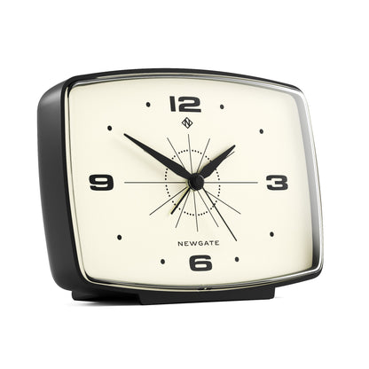 Newgate Brooklyn Alarm Clock - Black-Home &amp; Garden &gt; Decor-PEROZ Accessories
