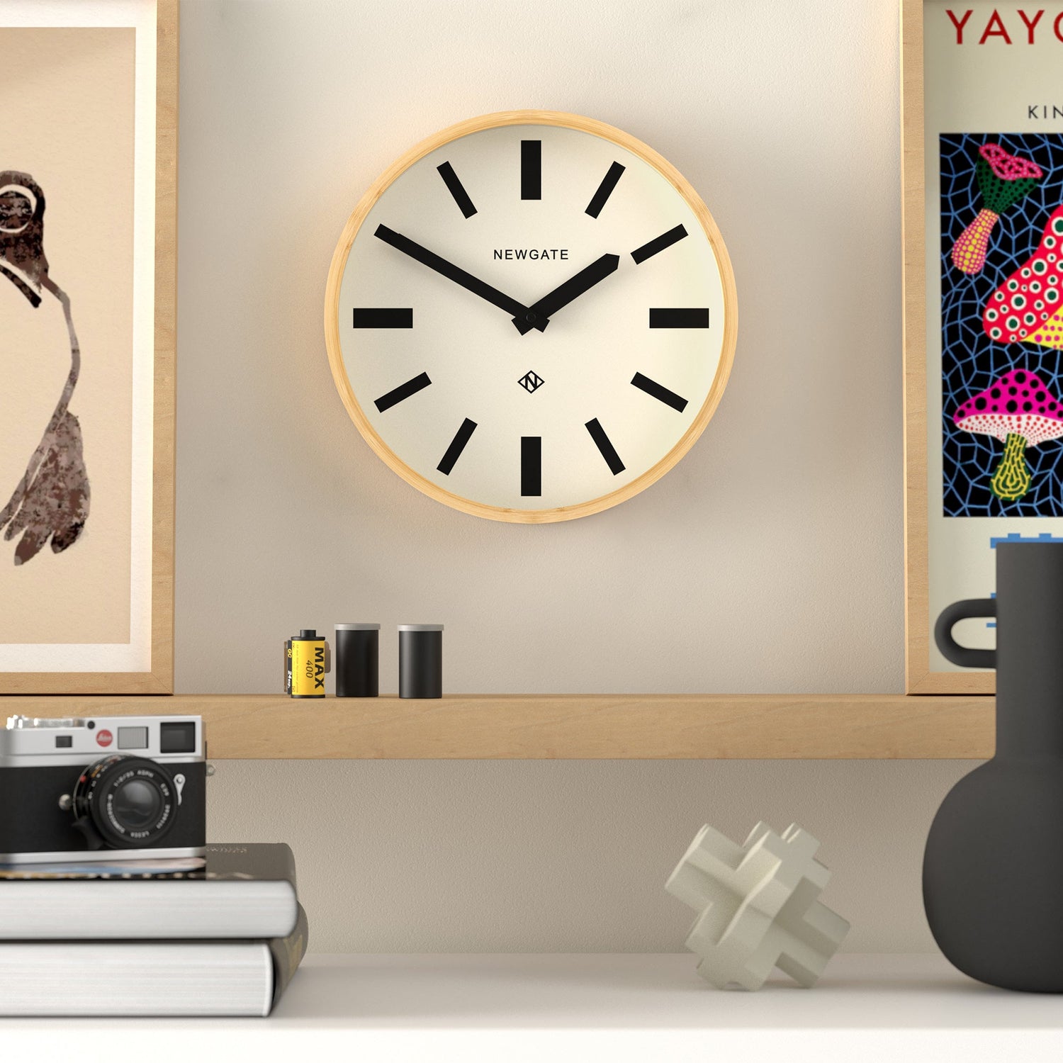 Newgate Bali Wall Clock - Ocean Dial-Home &amp; Garden &gt; Decor-PEROZ Accessories