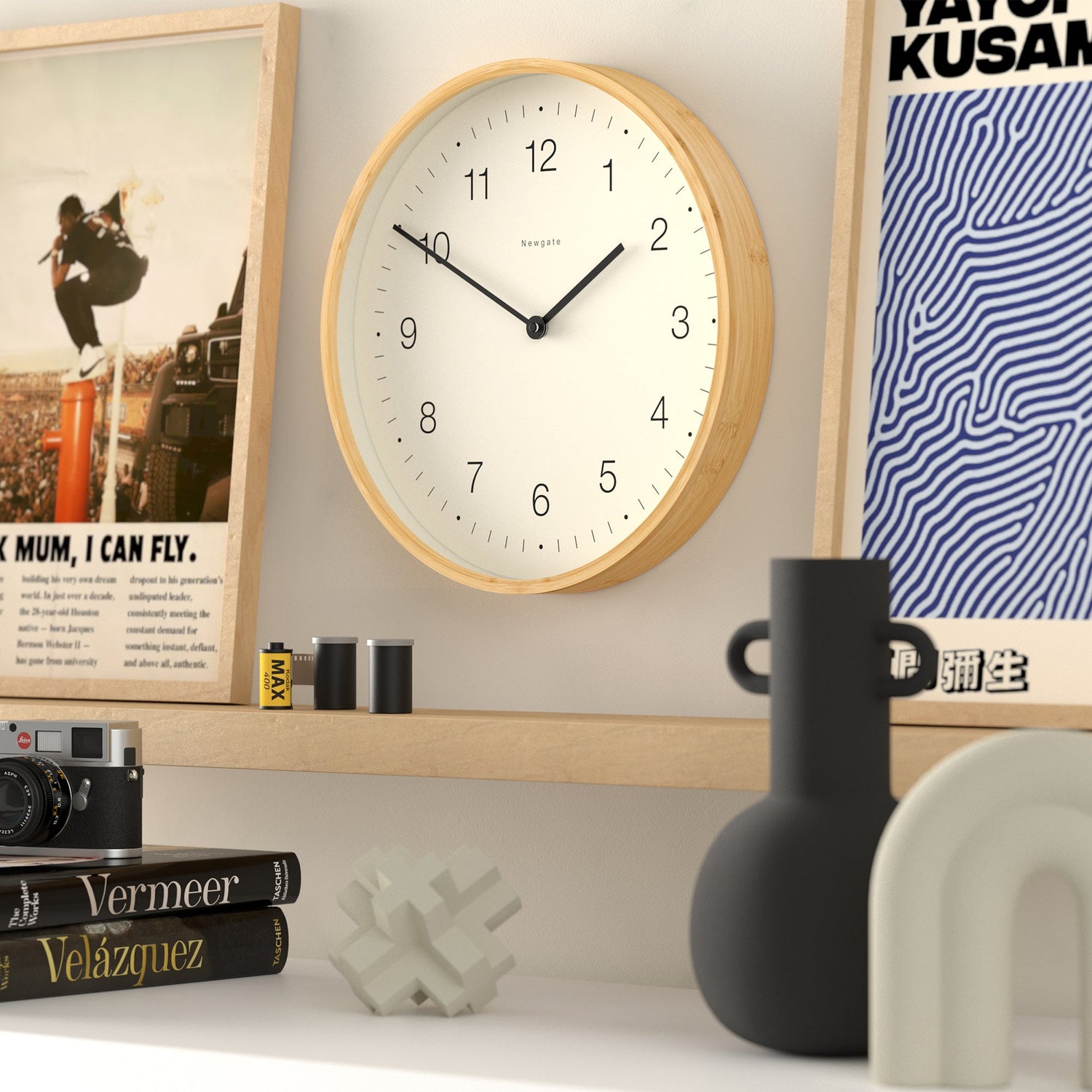 Newgate Mauritius Wall Clock - Mongoose Dial-Home &amp; Garden &gt; Decor-PEROZ Accessories