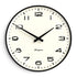 Newgate Radio City Wall Clock Black Arabic Dial - Matte Black-Home & Garden > Decor-PEROZ Accessories