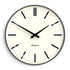 Newgate Radio City Wall Clock Bold Black Marker Dial - Matte Blizzard Grey-Home & Garden > Decor-PEROZ Accessories