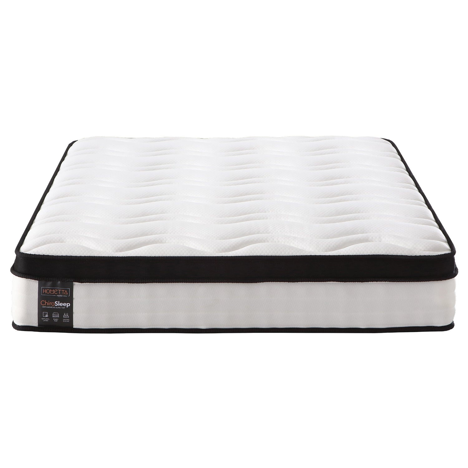 ChiroSleep Orthopaedic Euro Top Pocket Spring Double Mattress-Furniture &gt; Mattresses &gt; Double Mattress-PEROZ Accessories