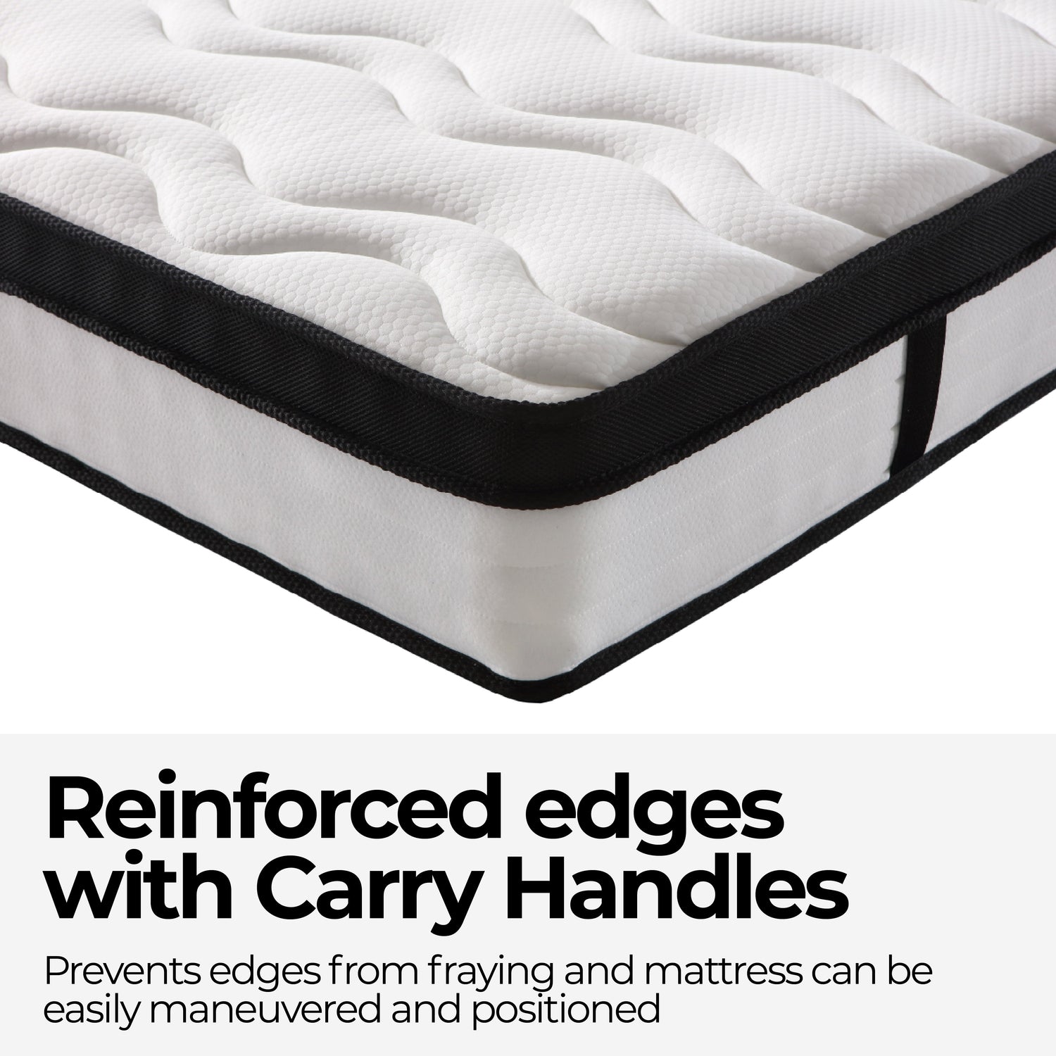 ChiroSleep Orthopaedic Euro Top Pocket Spring Double Mattress-Furniture &gt; Mattresses &gt; Double Mattress-PEROZ Accessories