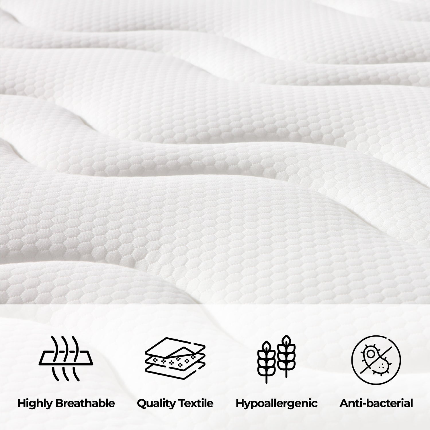 ChiroSleep Orthopaedic Euro Top Pocket Spring Double Mattress-Furniture &gt; Mattresses &gt; Double Mattress-PEROZ Accessories