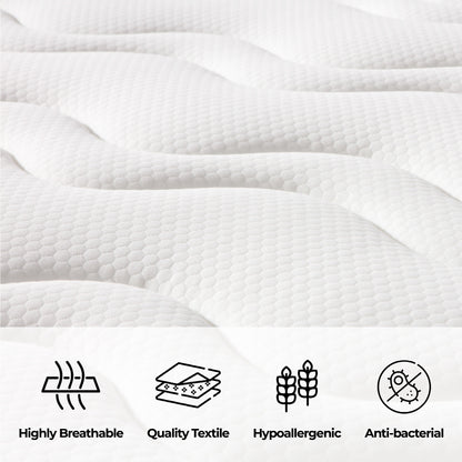 ChiroSleep Orthopaedic Euro Top Pocket Spring Double Mattress-Furniture &gt; Mattresses &gt; Double Mattress-PEROZ Accessories