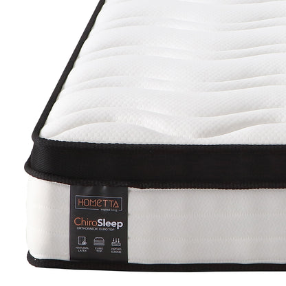 ChiroSleep Orthopaedic Euro Top Pocket Spring Double Mattress-Furniture &gt; Mattresses &gt; Double Mattress-PEROZ Accessories