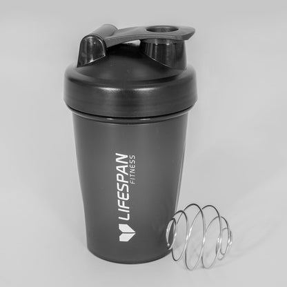 Lifespan Fitness Shaker Bottle 500ml in Black (Pack of 4)-Sports &amp; Fitness &gt; Exercise, Gym &amp; Fitness &gt; Gym Equipment &amp; Accessories-PEROZ Accessories