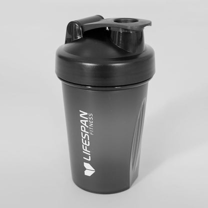 Lifespan Fitness Shaker Bottle 500ml in Black (Pack of 4)-Sports &amp; Fitness &gt; Exercise, Gym &amp; Fitness &gt; Gym Equipment &amp; Accessories-PEROZ Accessories
