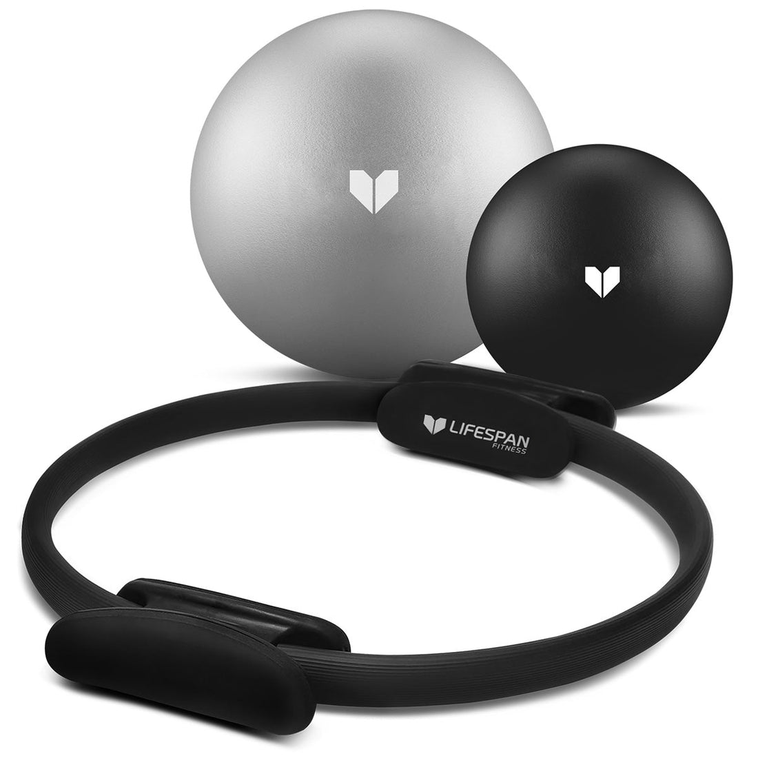Lifespan Fitness Pilates Essentials Set - Pilates Ring with Small and Medium Pilates Ball-Sports &amp; Fitness &gt; Exercise, Gym &amp; Fitness &gt; Yoga &amp; Pilates-PEROZ Accessories