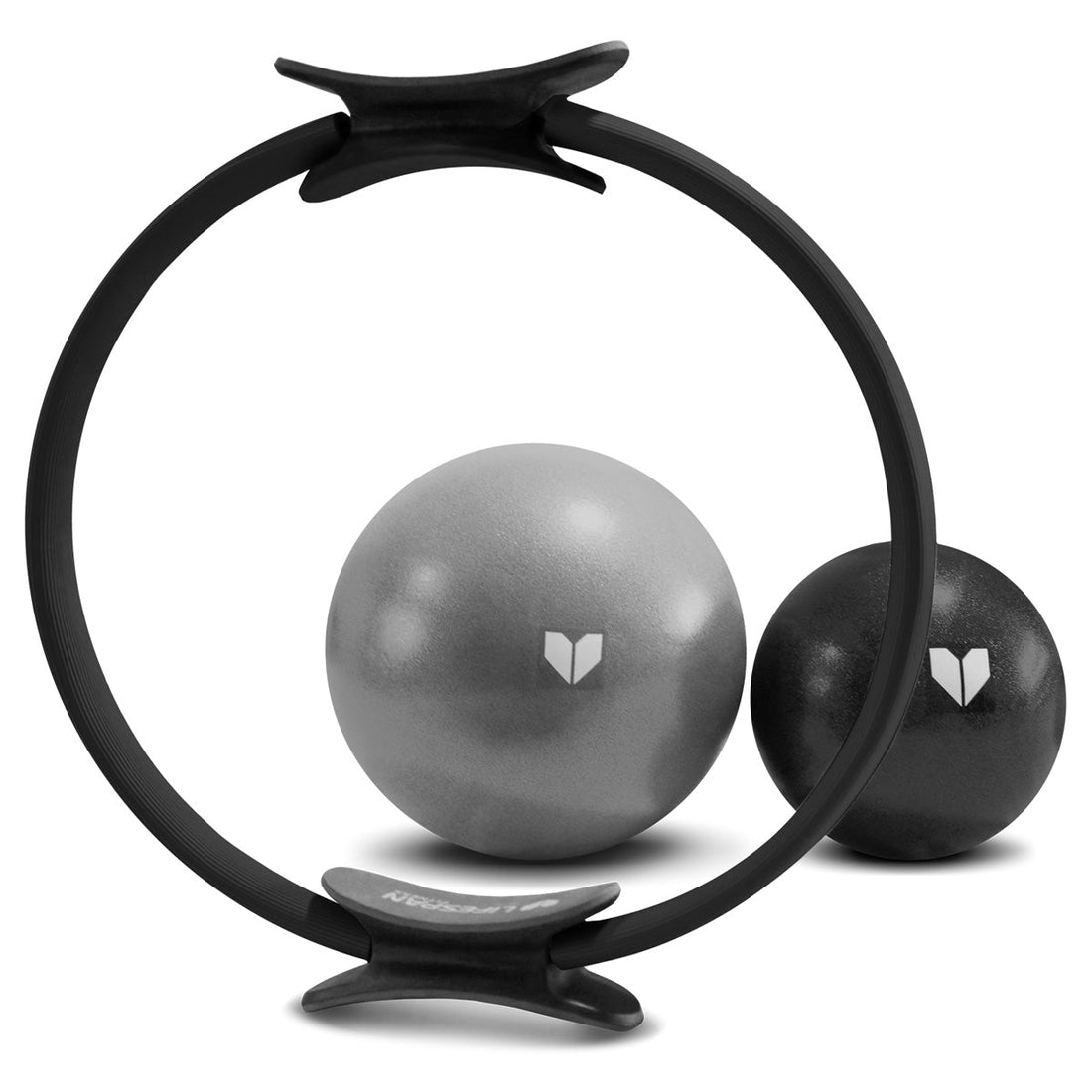 Lifespan Fitness Pilates Essentials Set - Pilates Ring with Small and Medium Pilates Ball-Sports &amp; Fitness &gt; Exercise, Gym &amp; Fitness &gt; Yoga &amp; Pilates-PEROZ Accessories