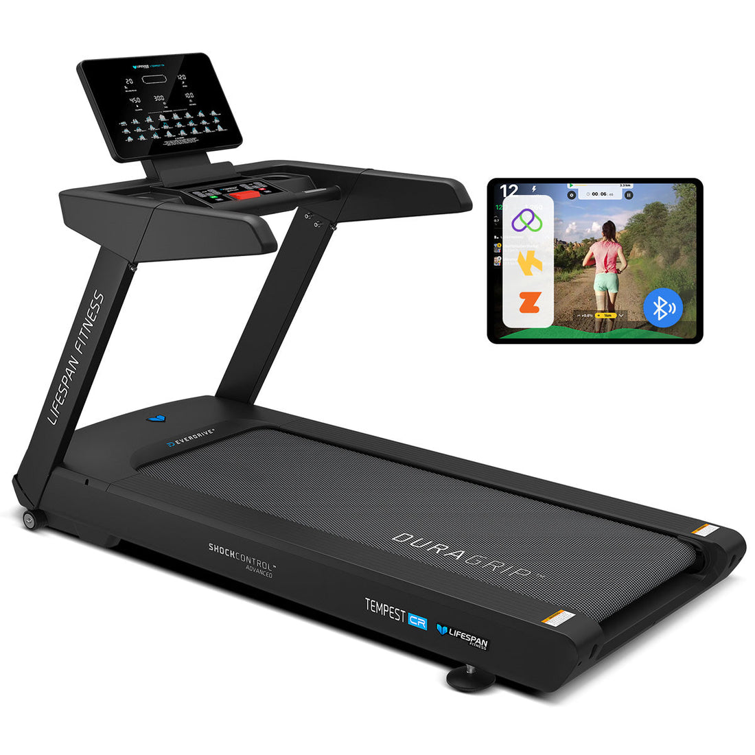 Lifespan Fitness Tempest CR Commercial Treadmill-Sports &amp; Fitness &gt; Fitness Accessories-PEROZ Accessories
