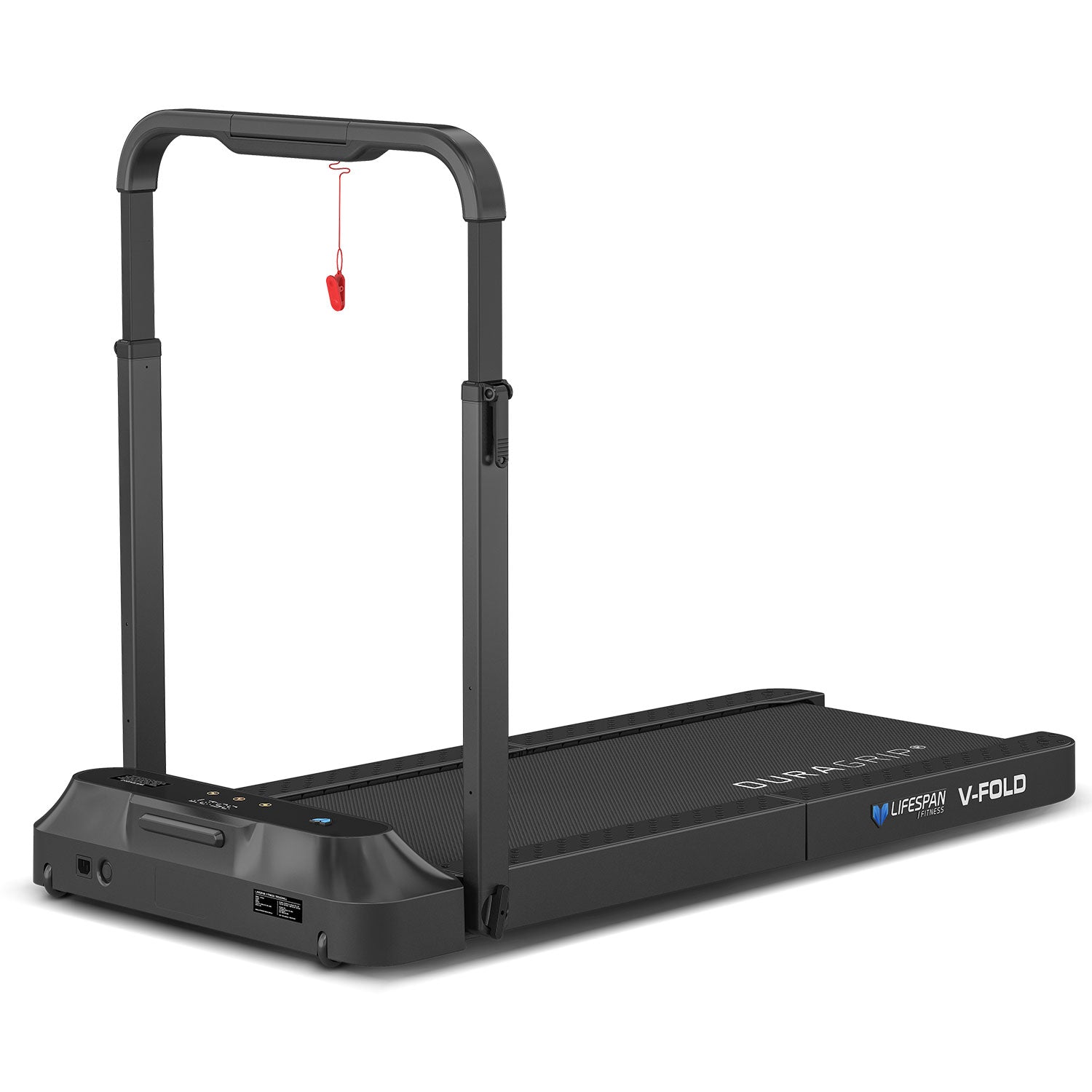Lifespan Fitness V-FOLD Treadmill with ErgoDesk Automatic Standing Desk 1800mm in White/Black-Walking Pad-PEROZ Accessories