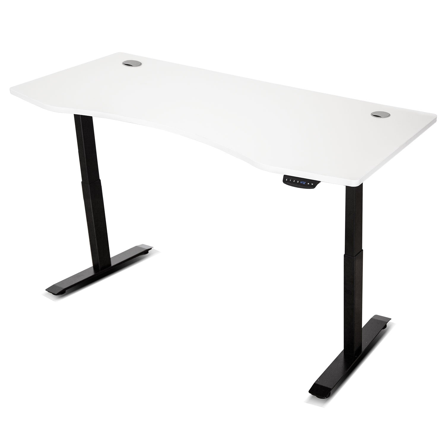 Lifespan Fitness V-FOLD Treadmill with ErgoDesk Automatic Standing Desk 1800mm in White/Black-Walking Pad-PEROZ Accessories