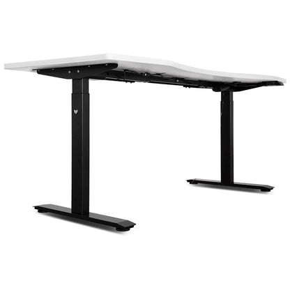 Lifespan Fitness V-FOLD Treadmill with ErgoDesk Automatic Standing Desk 1800mm in White/Black-Walking Pad-PEROZ Accessories