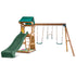 Lifespan Kids Birmingham Swing Set & Play Centre with 2.2m Slide (Green)-Baby & Kids > Baby & Kid&