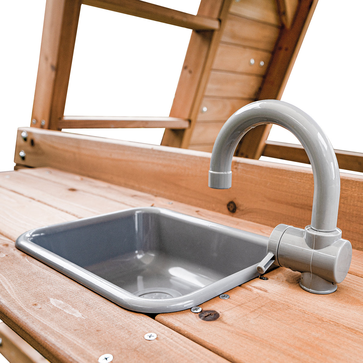 Lifespan Kids Birmingham Swing Set &amp; Play Centre with 2.2m Slide (White)-Baby &amp; Kids &gt; Baby &amp; Kid&