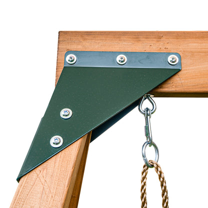 Lifespan Kids Birmingham Swing Set &amp; Play Centre with 2.2m Slide (White)-Baby &amp; Kids &gt; Baby &amp; Kid&