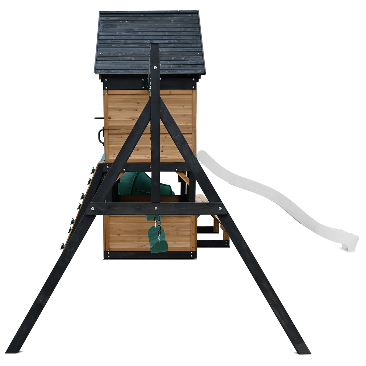 Lifespan Kids Claremont Swing Set &amp; Play Centre with 2.2m Slide (White)