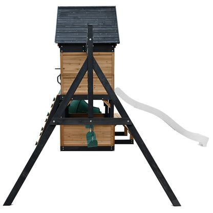 Lifespan Kids Claremont Swing Set &amp; Play Centre with 2.2m Slide (White)