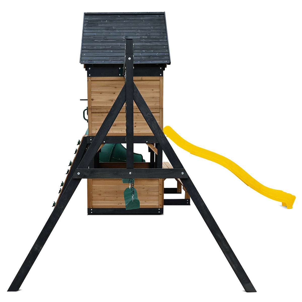 Lifespan Kids Claremont Swing Set &amp; Play Centre with 2.2m Slide (Yellow)