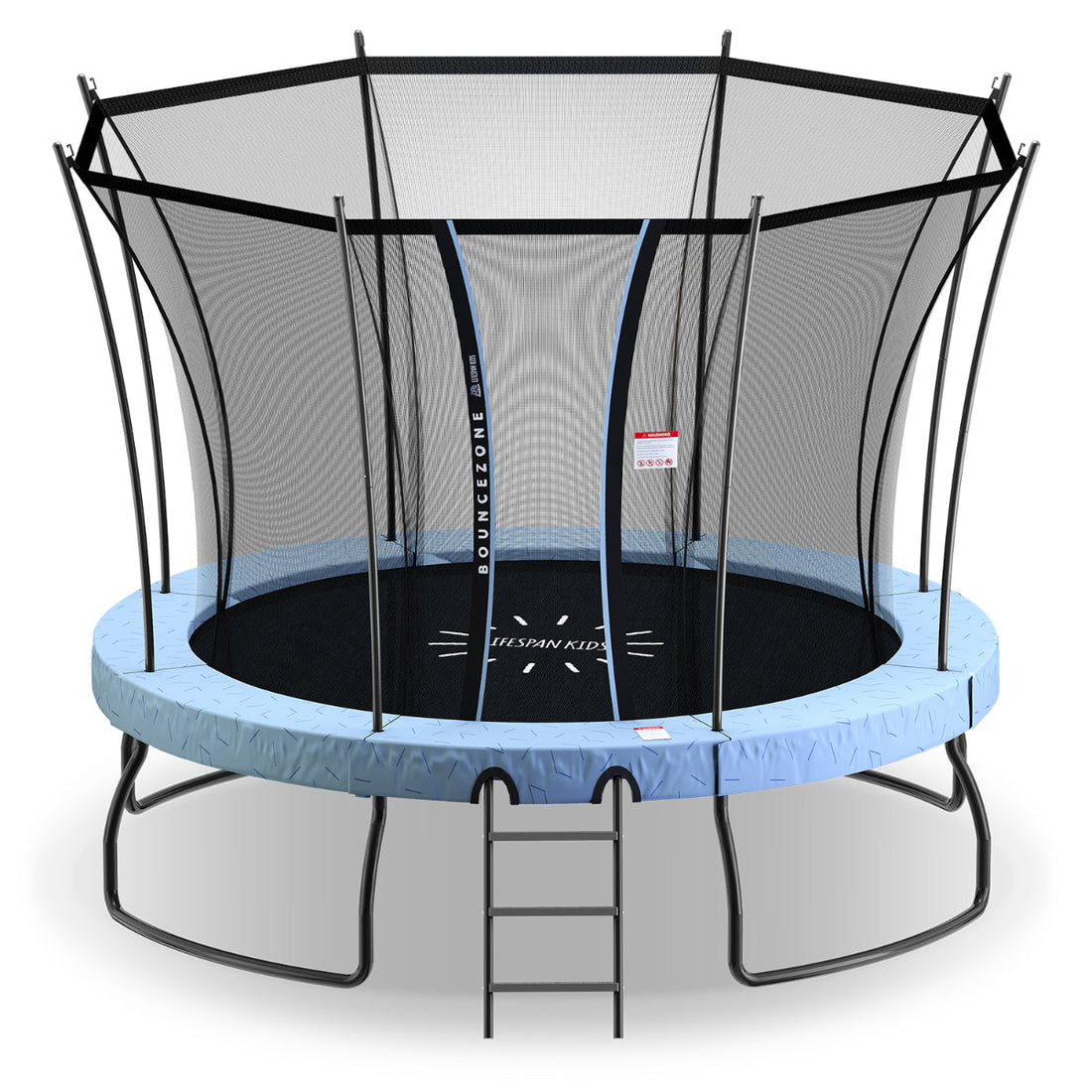 Lifespan Kids BounceZone Round Spring Trampoline - Large-Sports &amp; Fitness &gt; Trampolines &gt; Trampolines &amp; Accessories-PEROZ Accessories