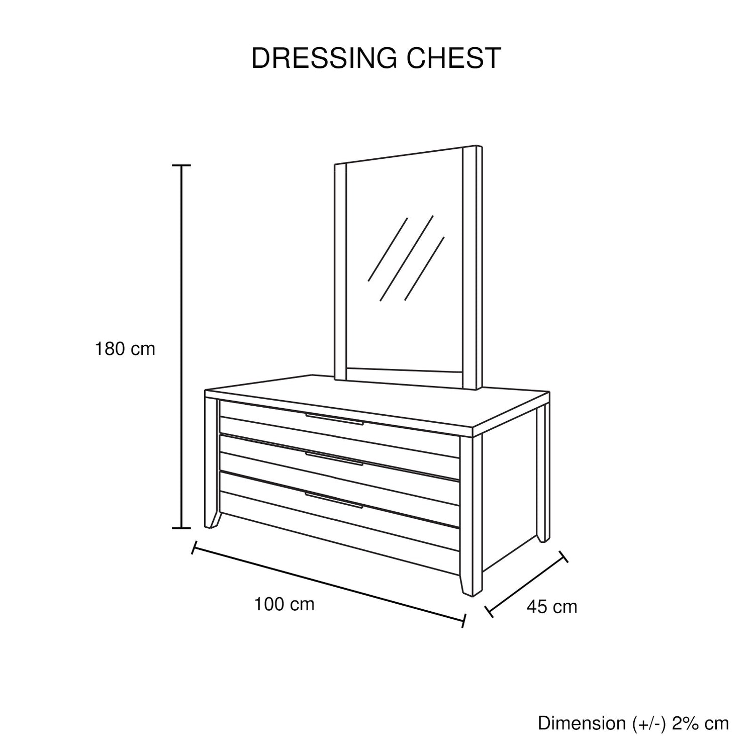 5 Pieces Bedroom Suite Natural Wood Like MDF Structure Double Size Oak Colour Bed, Bedside Table, Tallboy &amp; Dresser-Furniture &gt; Bedroom-PEROZ Accessories