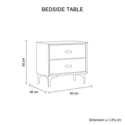 Estella Queen Fabric 4pc Bedroom Suite With Linear Division &amp; Button Studding Headboard-Furniture &gt; Bedroom &gt; Beds &amp; Bed Frames-PEROZ Accessories
