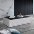 Coffee Table High Gloss Finish MDF Black & White Colour with 2 Drawers Storage-Furniture > Living Room > Bookcases & Shelves-PEROZ Accessories