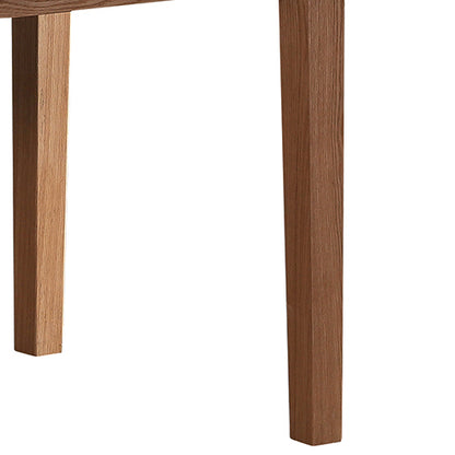 Dining Table White Top High Glossy Wooden Base-Furniture > Dining > Dining Tables-PEROZ Accessories