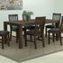 Dining Table 180cm Medium Size with Solid Acacia Wooden Base in Chocolate Colour-Furniture > Dining > Dining Tables-PEROZ Accessories