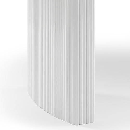 Dining Table Sintered Stone Top MDF Table Base High Glossy White-Furniture > Dining > Dining Tables-PEROZ Accessories