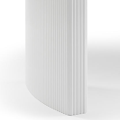 Dining Table Sintered Stone Top MDF Table Base High Glossy White-Furniture > Dining > Dining Tables-PEROZ Accessories