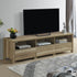 TV Cabinet 3 Storage Drawers with Shelf Natural Wood like MDF Entertainment Unit in Oak Colour-Entertainment Unit-PEROZ Accessories