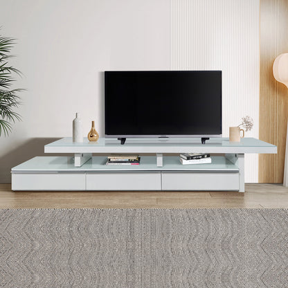 Marlin Tv Unit White-Furniture &gt; Living Room-PEROZ Accessories